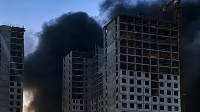 Moskvaya 800 Dronla HÜCUM ETDİLƏR - Dağıntılar Var - FOTO - VİDEO