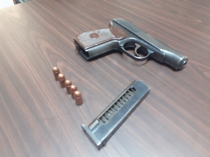 Gəncə sakinində silah aşkarlanıb - FOTO