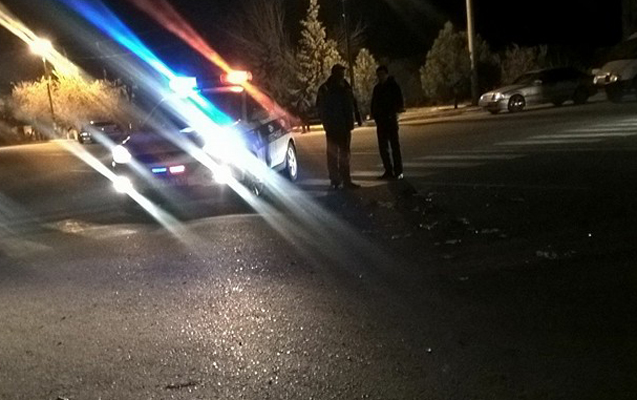 Piyadanı vuran avtomobilin sürücüsü hadisə yerindən qaçıb - FOTO