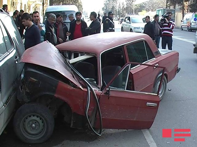 Ağır yol qəzası: yaralılar var - FOTO