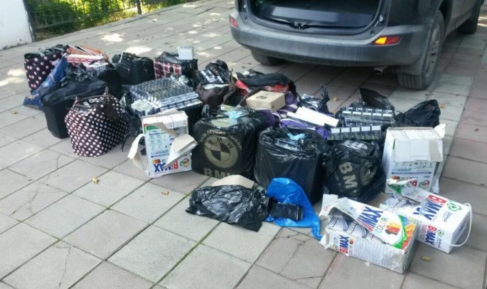 Avtomobildən külli miqdarda xarici markalı siqaret müsadirə edildi- FOTO