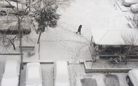 Bakıya qar yağır… - FOTO