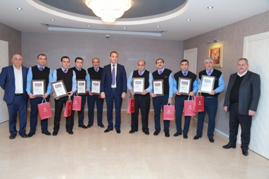 "Xaliq Faiqoğlu"nun sürücüləri mükafatlandırıldı - FOTOLAR