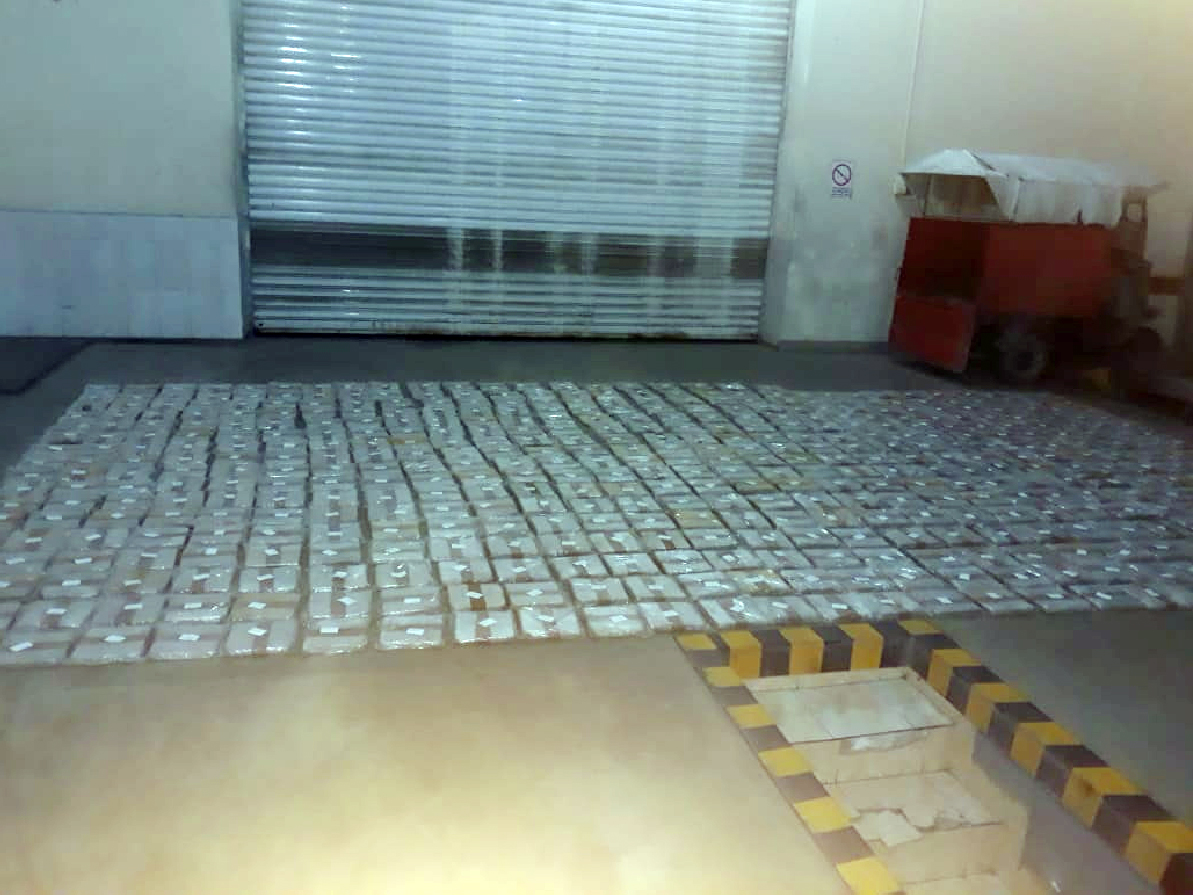 İt yük maşınından yarım tondan çox heroin aşkar etdi - Astarada - FOTO