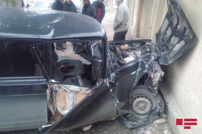 Xaçmazda sərxoş sürücü qəza törədib - FOTO