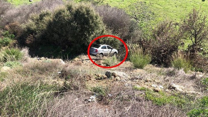 Taksi ilə toqquşan avtomobil aşdı: 30 metrlik uçuruma yuvarlandı - FOTO