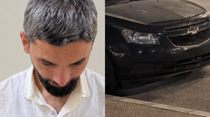 Sürücülük vəsiqəsi olmadan maşın sürən narkoman sürücü HƏBS EDİLDİ   - FOTO