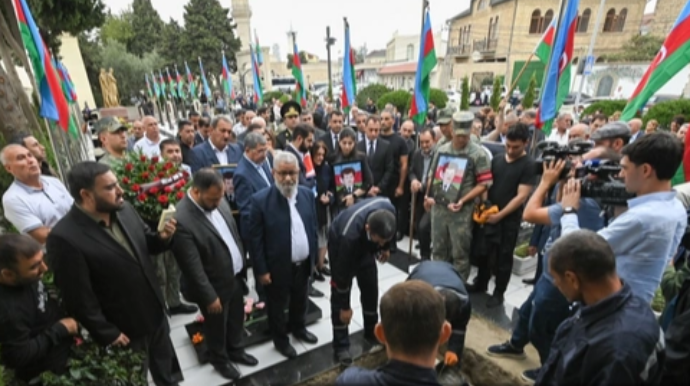 Birinci Qarabağ müharibəsi şəhidi Mübariz Məmmədov dəfn edildi 