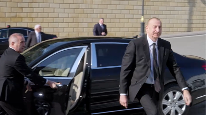 İlham Əliyev XII Qlobal Bakı Forumunun açılış mərasimindən videoçarx paylaşıb - VİDEO 