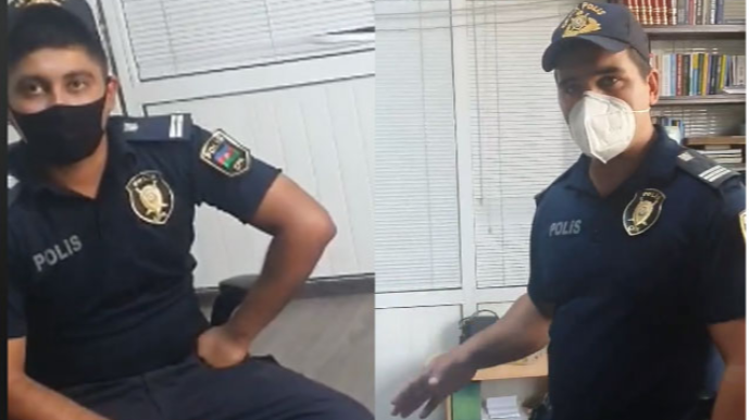 Şahbaz Xuduoğlunun polislə bağlı videosuna DİN-dən cavab