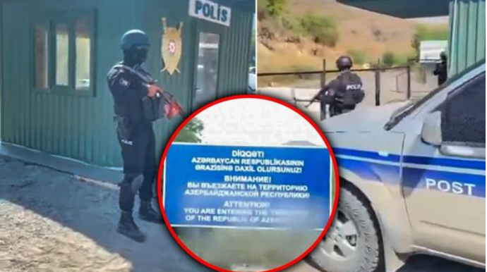 Erməniləri təşvişə salan lövhə - FOTO