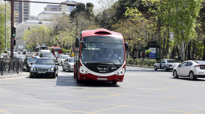 BNA:  173 avtobusun hərəkət intervalında gecikmələr var