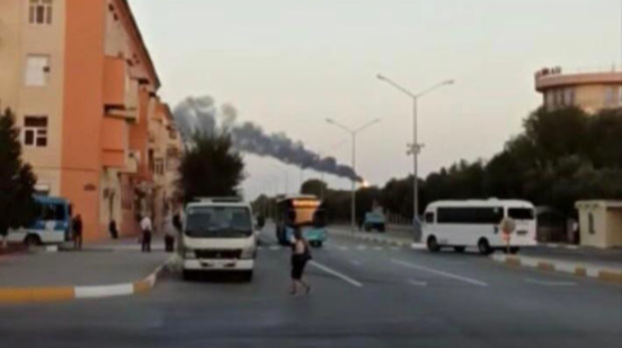 Sumqayıtı cənginə alan qara tüstü ilə bağlı nazirlikdən AÇIQLAMA - VİDEO 