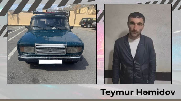 Narkotikin təsiri altında avtomobil idarə etdi - HƏBS OLUNDU  - VİDEO