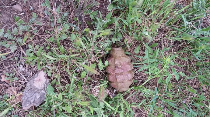 Bakıda əl qumbaraları tapılıb  - VİDEO