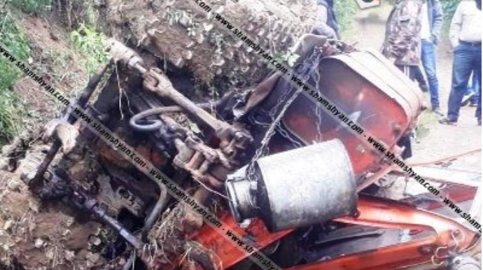 Ermənistanda iki hərbçi qardaş aşan traktorun altında qaldı:  1-i öldü, 1-i yaralandı - FOTO 