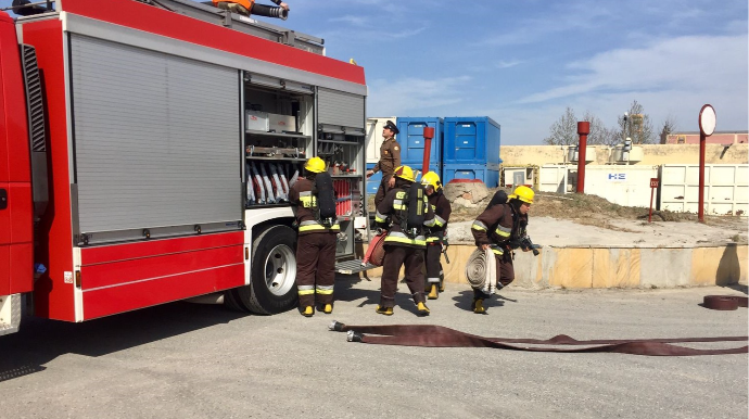 FHN metroda növbəti təlim-məşq keçirdi - Fotolar 
