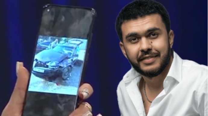 Azərbaycanlı müğənni qəzaya düşdü 