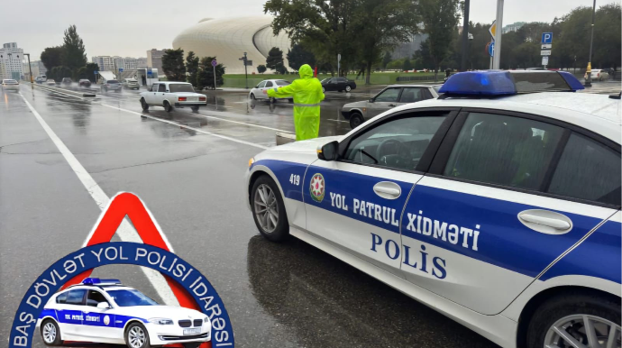 "Yol örtüyünün sürüşkən olması çətinliklər yaradır" - DYP-dən HAVA XƏBƏRDARLIĞI 