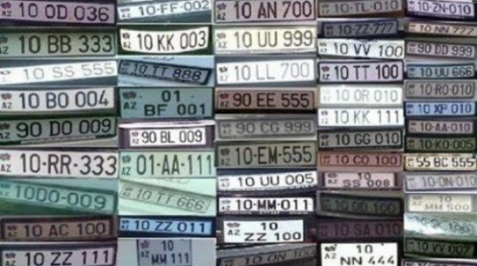 Rəsmi qiyməti 500-2500 manat olan avtomobil nömrələrinin “qara bazar”da qiyməti 