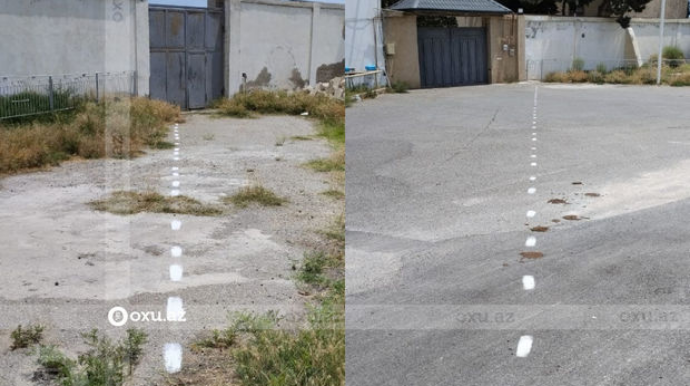 Pirallahı RİH sakinlərin evinin içərisindən su kanalı çəkir - ŞİKAYƏT + FOTO 