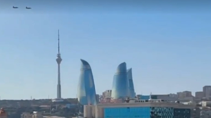 Qırıcılarımız Bakı səmasında… - Parada hazırlıq - VİDEO 