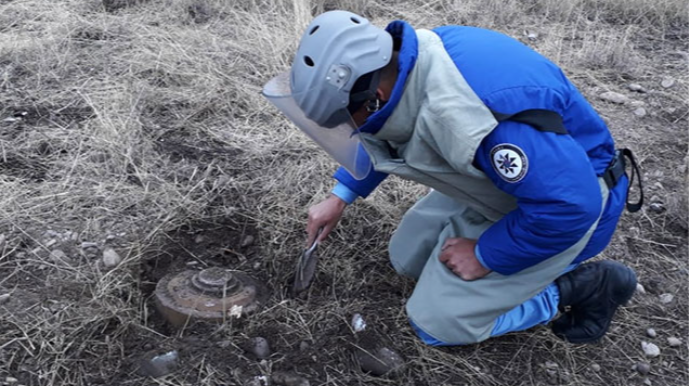 İşğaldan azad edilmiş ərazilərdə ötən həftə aşkarlanan minaların sayı açıqlanıb