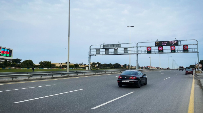 Aeroport yolunda sürət həddi endirildi