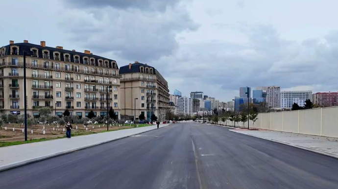 Реконструкция улицы Сулеймана Везирова в Баку близится к завершению - ФОТО - ВИДЕО