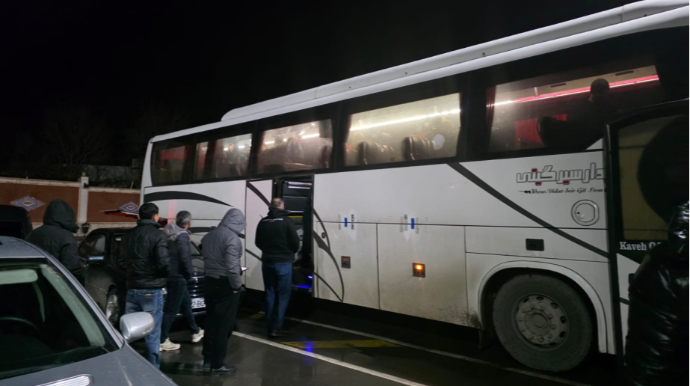 Bakıdan gedən avtobus İran ərazisini keçməklə Naxçıvana çatdıb 