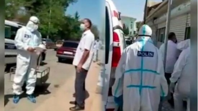 Koronavirusa yoluxaraq küçədə gəzən şəxslərə cinayət işi açıldı - FOTO