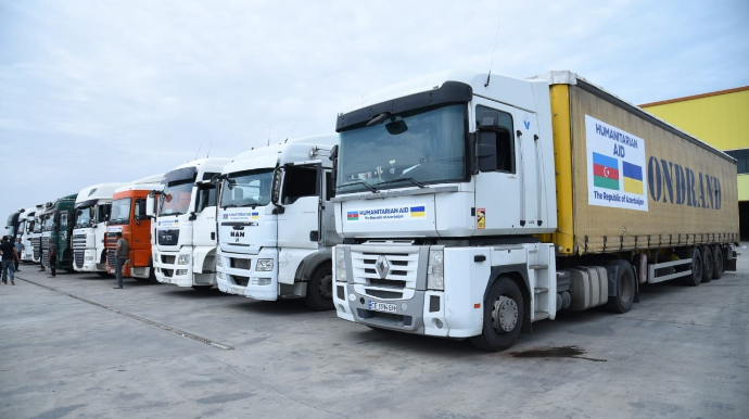 Azərbaycandan Ukraynaya növbəti humanitar yardım yola salınır - YENİLƏNİB