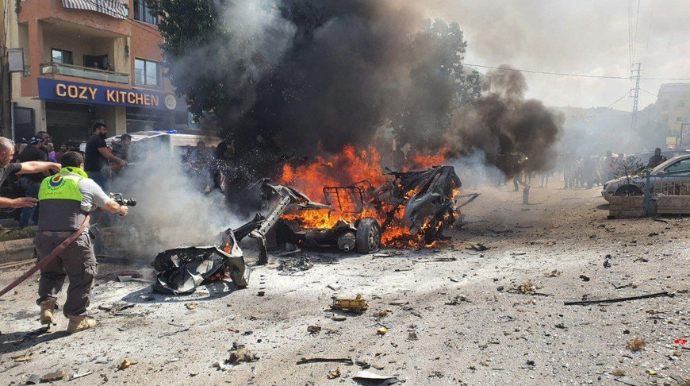 İsrail dronu Livanın cənubunda avtomobili vurdu 