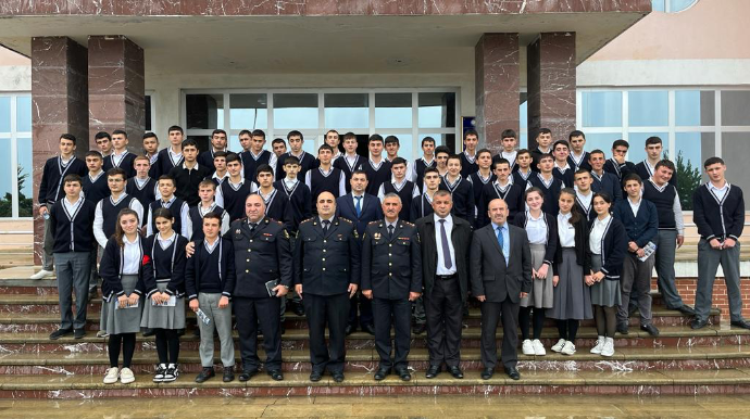 DİN əməkdaşları Qusar rayonunda şagirdlərlə görüşlər keçirib  - FOTO