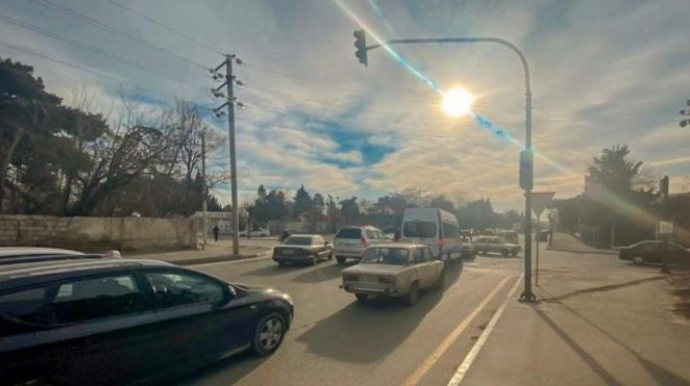 Bu yolda hərəkət istiqaməti dəyişdirilir - FOTOLAR 