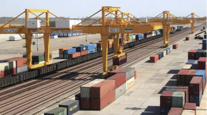 Tbilisidə ilk quru limanı açıldı - VİDEO