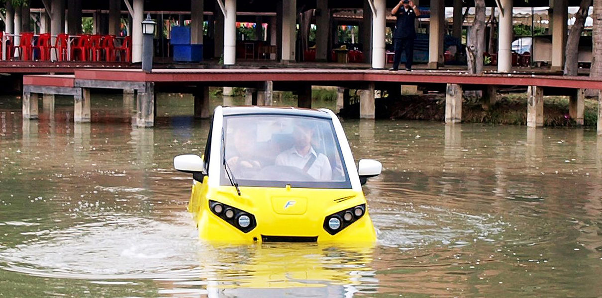 Yaponlar suda üzən elektromobili hazırladı - 20 min dollara - FOTO - VİDEO