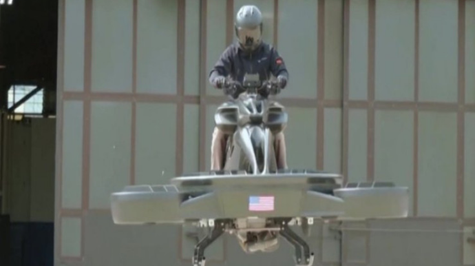 Yaponlar motosikleti də uçurtdular   - VİDEO