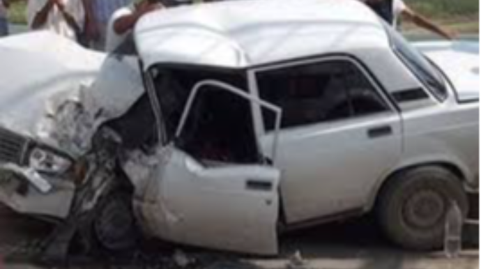 “Hyundai"la "07" toqquşdu  - Sürücü xəsarət aldı, sərnişin öldü