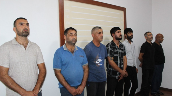 Balakən polisi və Daxili Qoşunlar birgə əməliyyat keçirib, 7 nəfər saxlanılıb  - FOTO - VİDEO