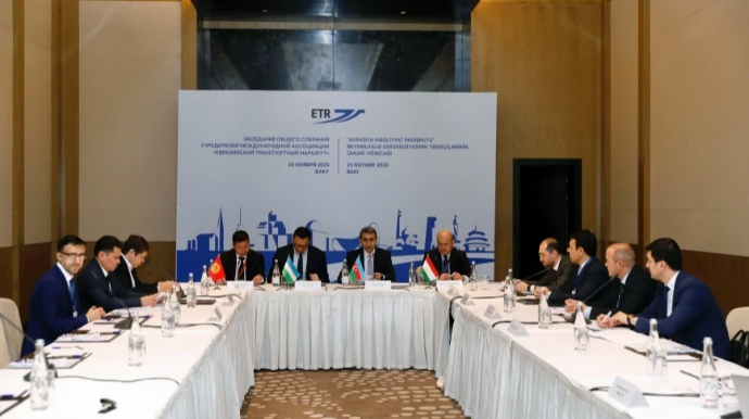 Azərbaycan Orta Dəhlizin cənub qolunda tranzitin əsas qərarverici mərkəzinə çevrilir - FOTOLAR