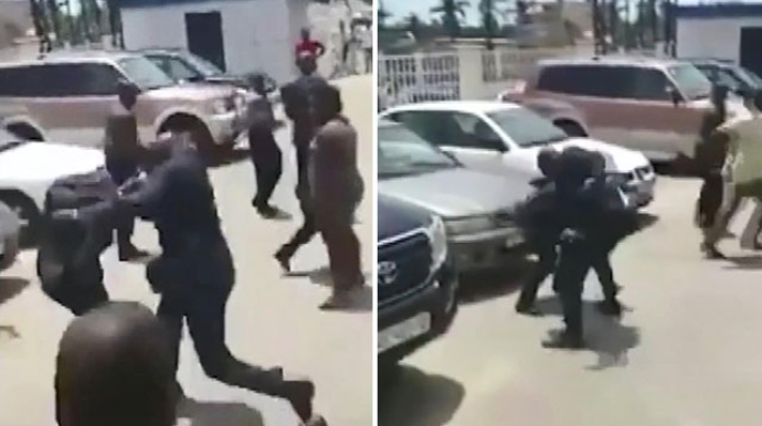 Prezident vəzifəsinin öhdəsindən gələ bilməyən naziri küçədə döydü - VİDEO