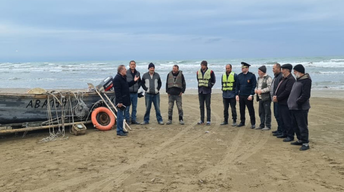 Gəmi istifadəçilərinin təhlükəsizlik qaydaları ilə bağlı tədbirlər keçirilib - FOTO 