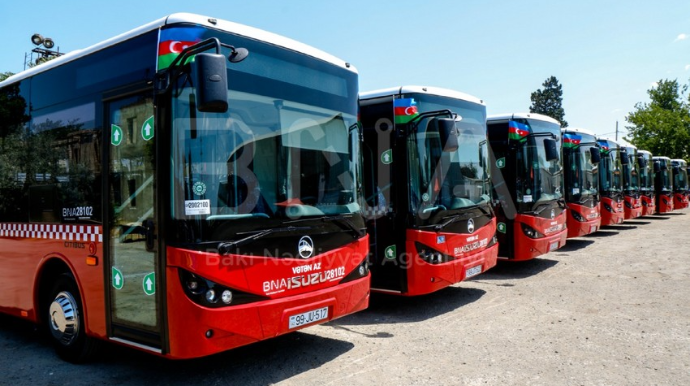 Bakı ətrafında 7 marşrut xəttinin hərəkəti müvəqqəti dəyişdirilib