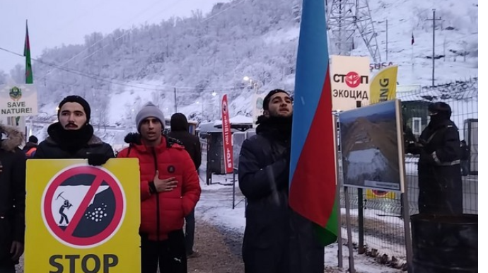 Xankəndi-Laçın yolunda etiraz aksiyası 32 gündür fasiləsiz davam edir 