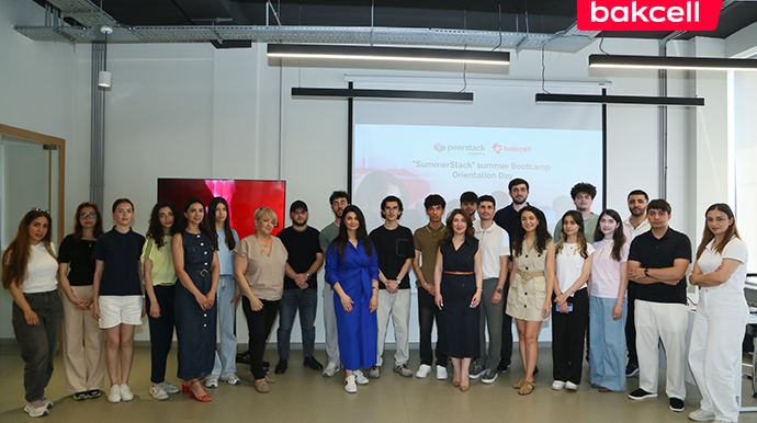 Bakcell-in dəstəyi ilə keçirilən “SummerStack Bootcamp” başladı - FOTOLAR 