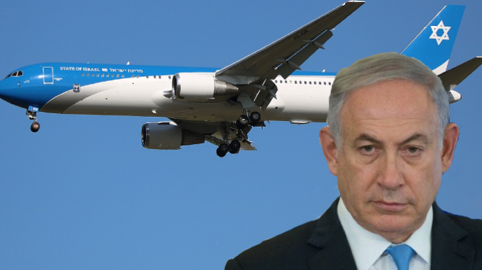 Netanyahunun təyyarəsi havaya qalxdı 
