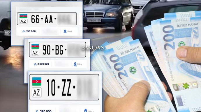 Bakıda 2 milyona maşın nömrəsi satılır - QİYMƏTLƏR - VİDEO 