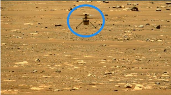 Marsa göndərilən helikopter yeddinci uçuşunu həyata keçirib   - VİDEO - FOTO