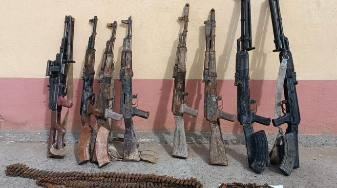 Cəbrayılda silah-sursat aşkarlanıb  - FOTO - VİDEO